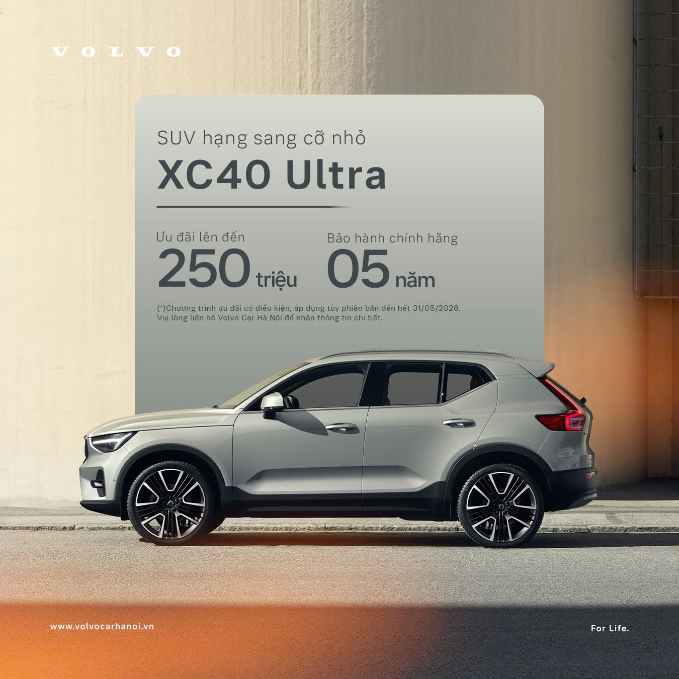 Chương trình khuyến mại Volvo Xc40 2026