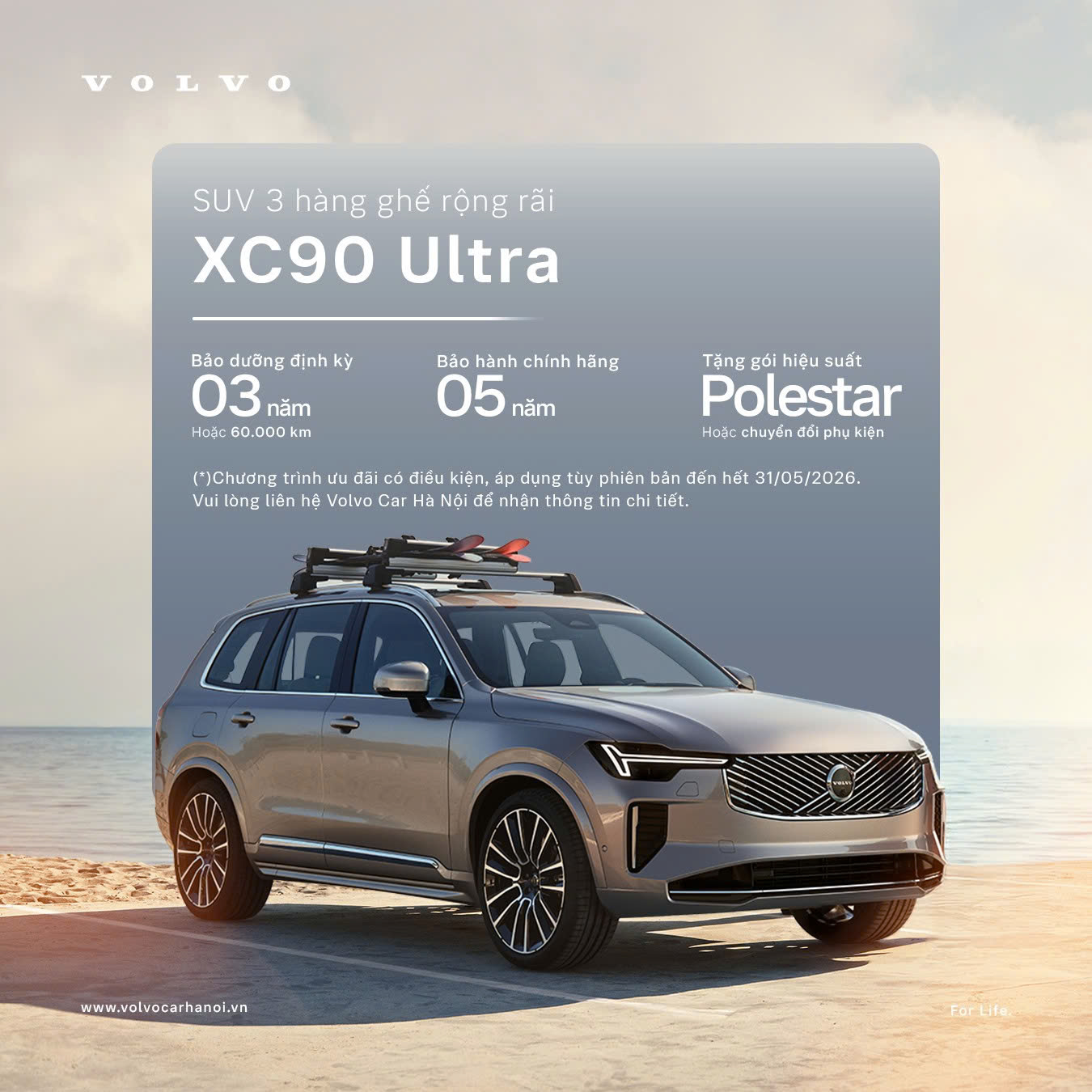 Chưởng trình Ưu Đãi dành riêng cho dòng xe Volvo Xc90 B5 Ultra 2026.