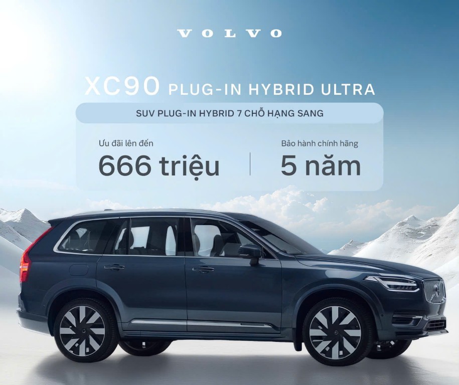 Chương trình khuyến mại Volvo XC90 Plug in Hybrid 2026