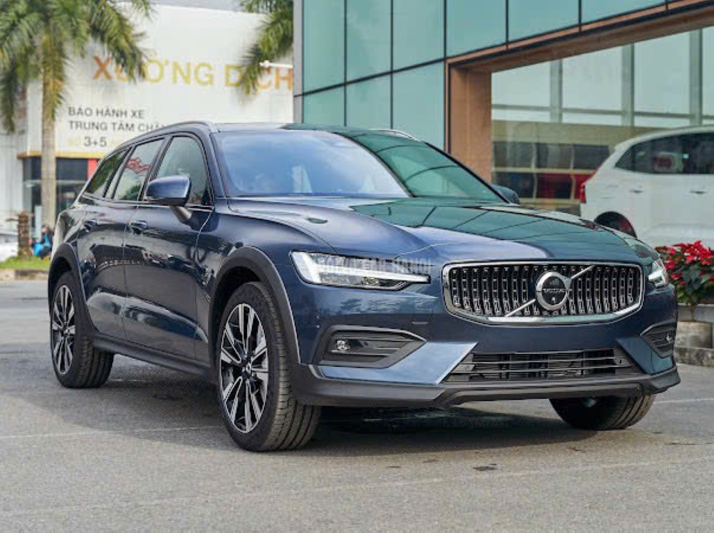 Ngoại thất Volvo V60 Màu Xanh Denim Blue.