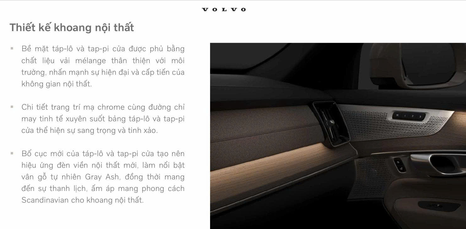 Nội thất được thiết kế mới Volvo Xc90 Plug In Hybrid 2026 All New.