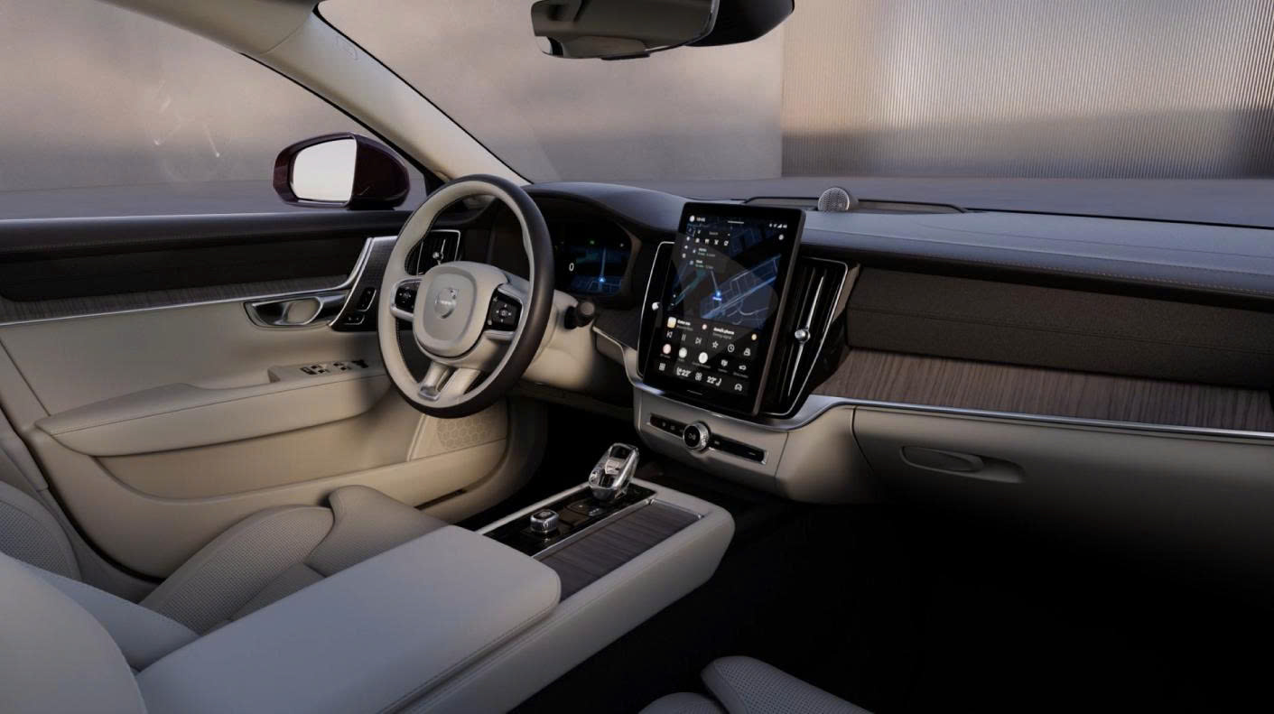 Không gian nội thất trên Volvo S90L 2026.