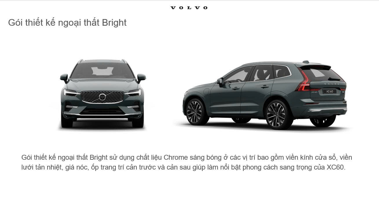 Volvo Xc60 2026 có thiết kế hơi hướng tới tương lai với sự hiện đại kết hợp với phong cách lịch lãm.