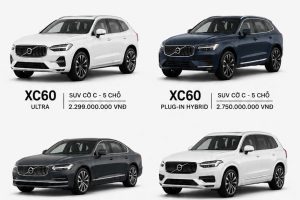 Bảng giá xe Volvo 2026 được niêm yết.