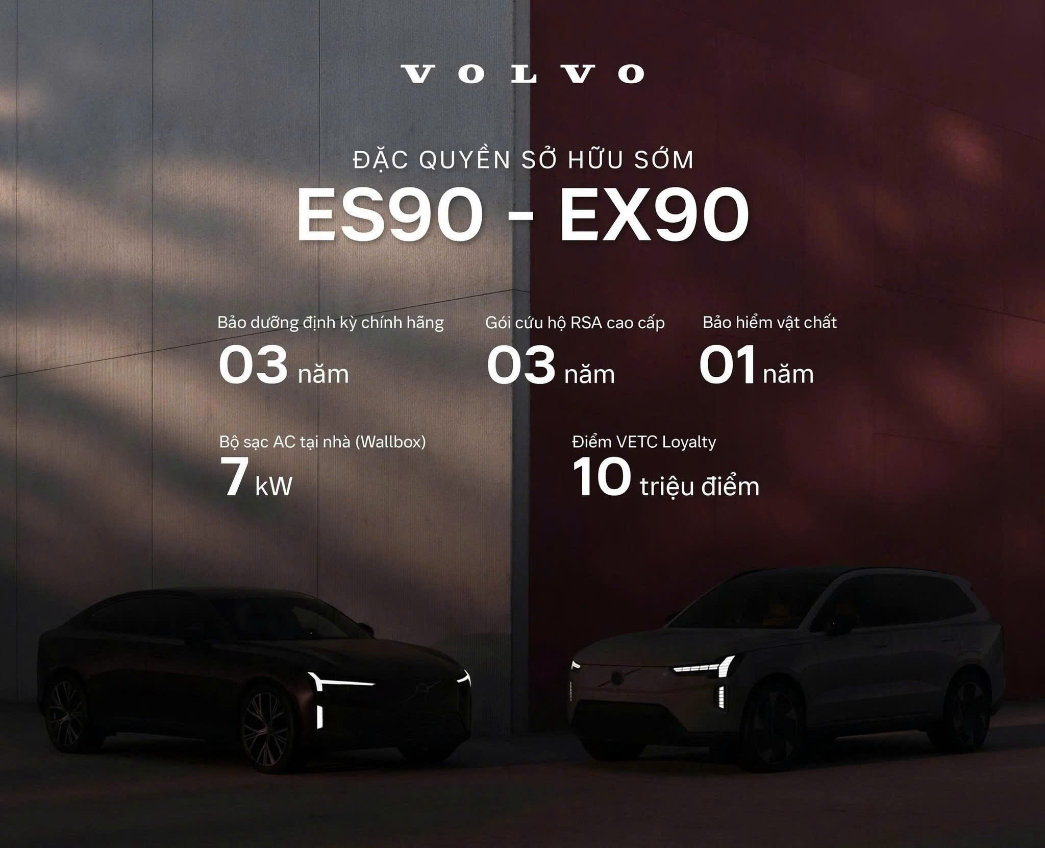 Chương trình Ưu Đãi Tiên Phong - Volvo EX90 - Vovlo ES90.