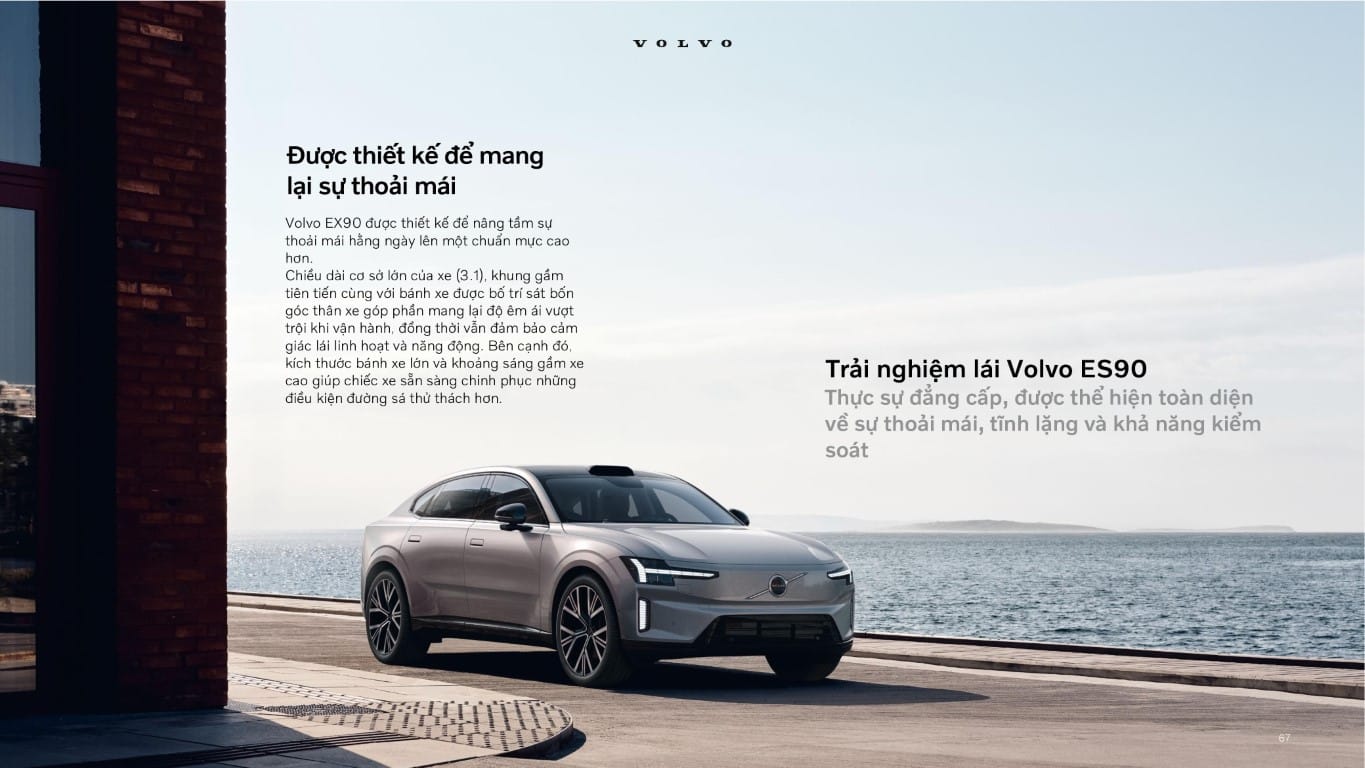 Nhiều công nghệ nổi bật vừa được ra mắt cùng Volvo Es90