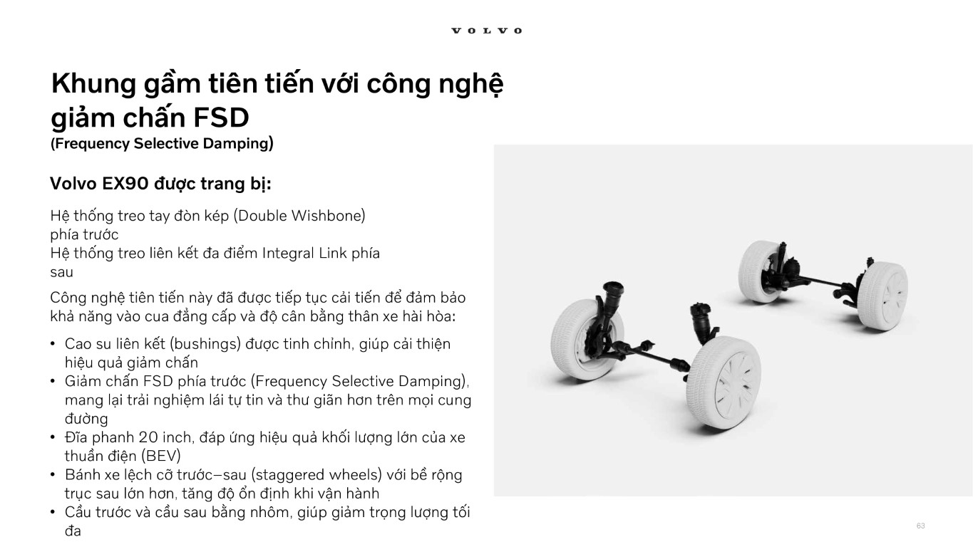 Các công nghệ mới nhất được trang bị tren Volvo Ex90 