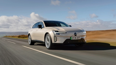 Volvo ES90 2026 có vẻ ngoài cực kỳ cuốn hút và tương lai.