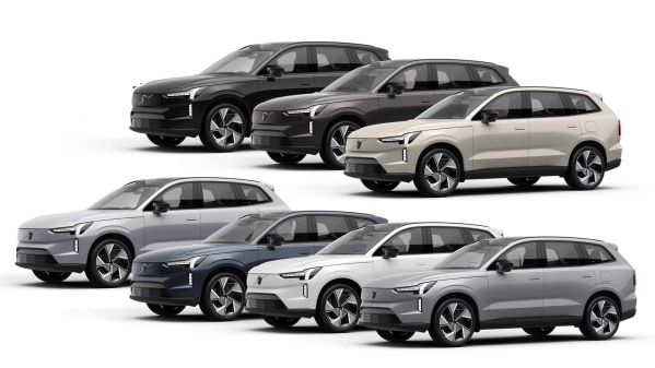 Các màu sắc của Volvo Ex90 2026