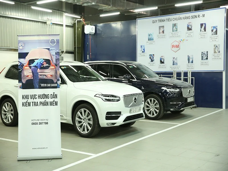 Xưởng dịch vụ Volvo Sài Gòn.