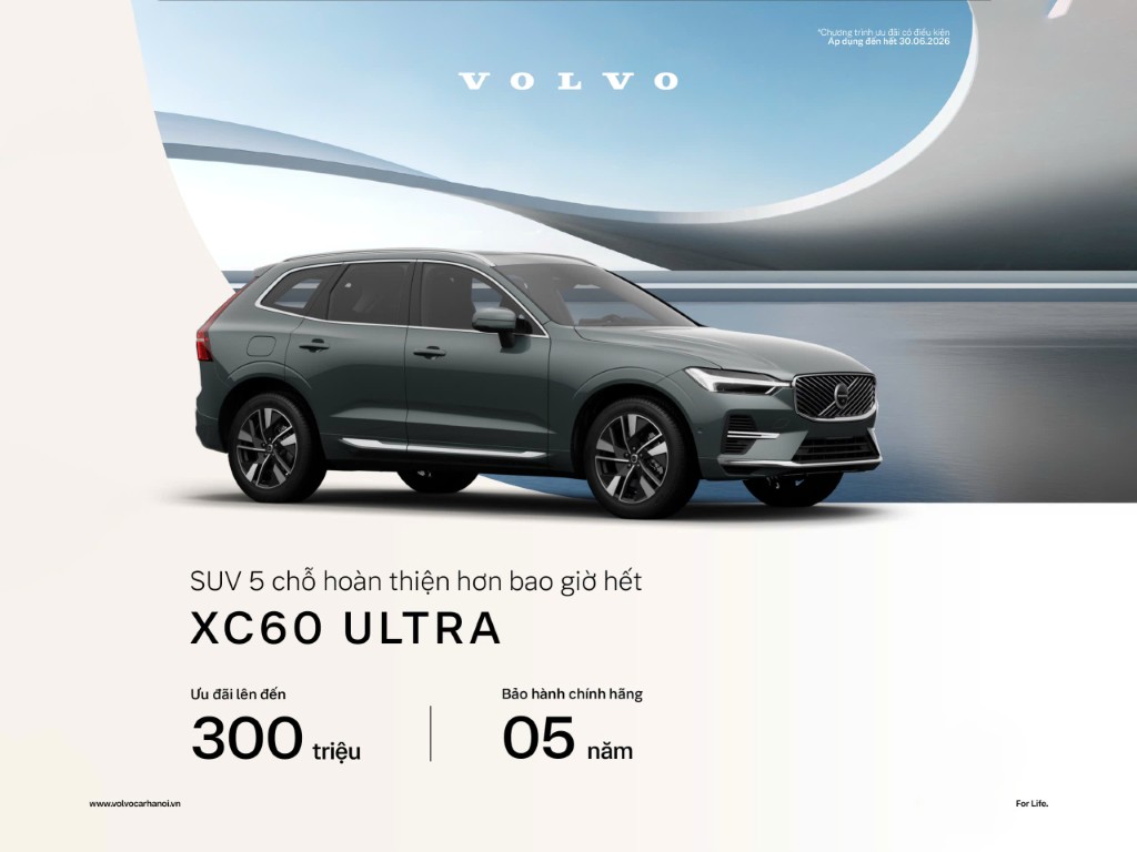 Chương trình khuyến mại dành cho Volvo Xc60 B5 Ultra 2026.
