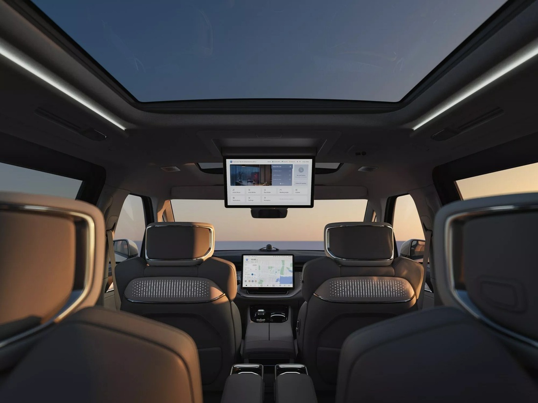 Không gian nội thất cao cấp trên Volvo EM90.