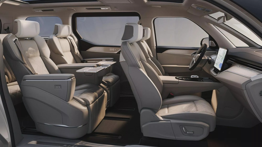 Không gian nội thất Volvo EM90.
