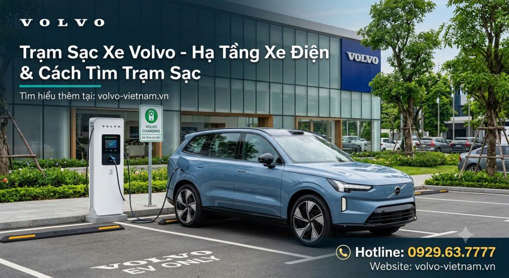 Trạm sạc xe Volvo - Hạ Tầng Xe Điện & Các Tìm Trạm Sạc.