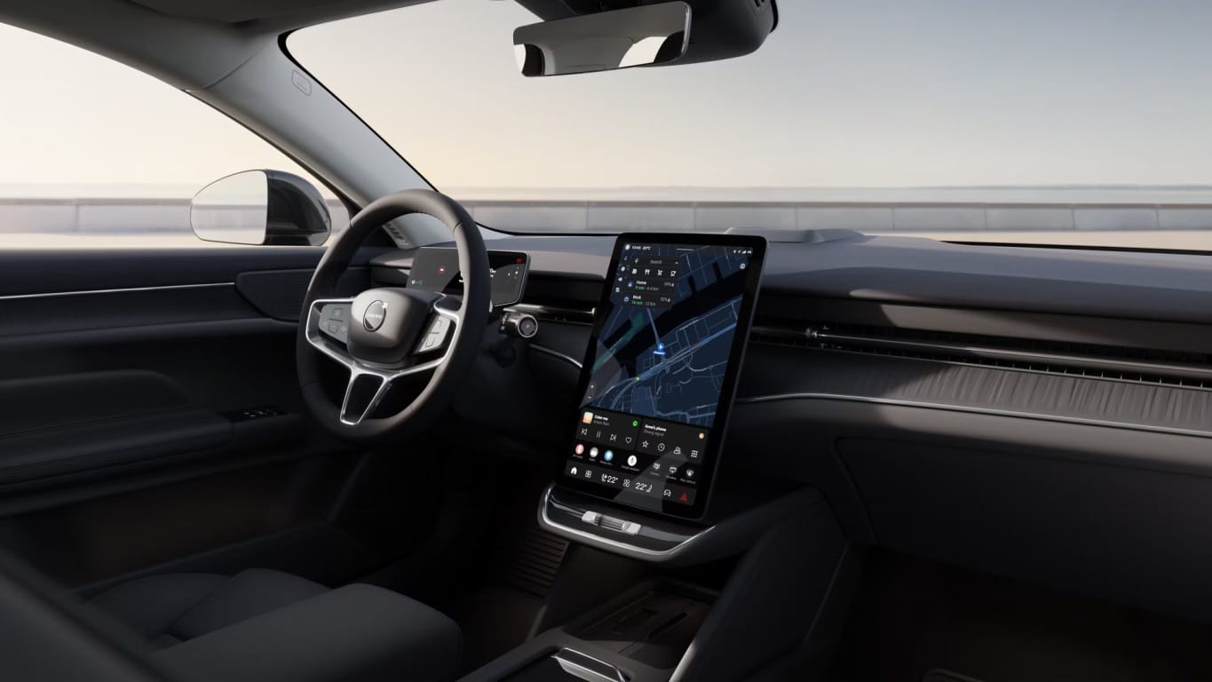 Nội thất màu Đen Charcoal trên Volvo.